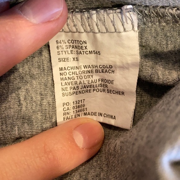 Asymmetric grey cotton top - Picture 9 of 9